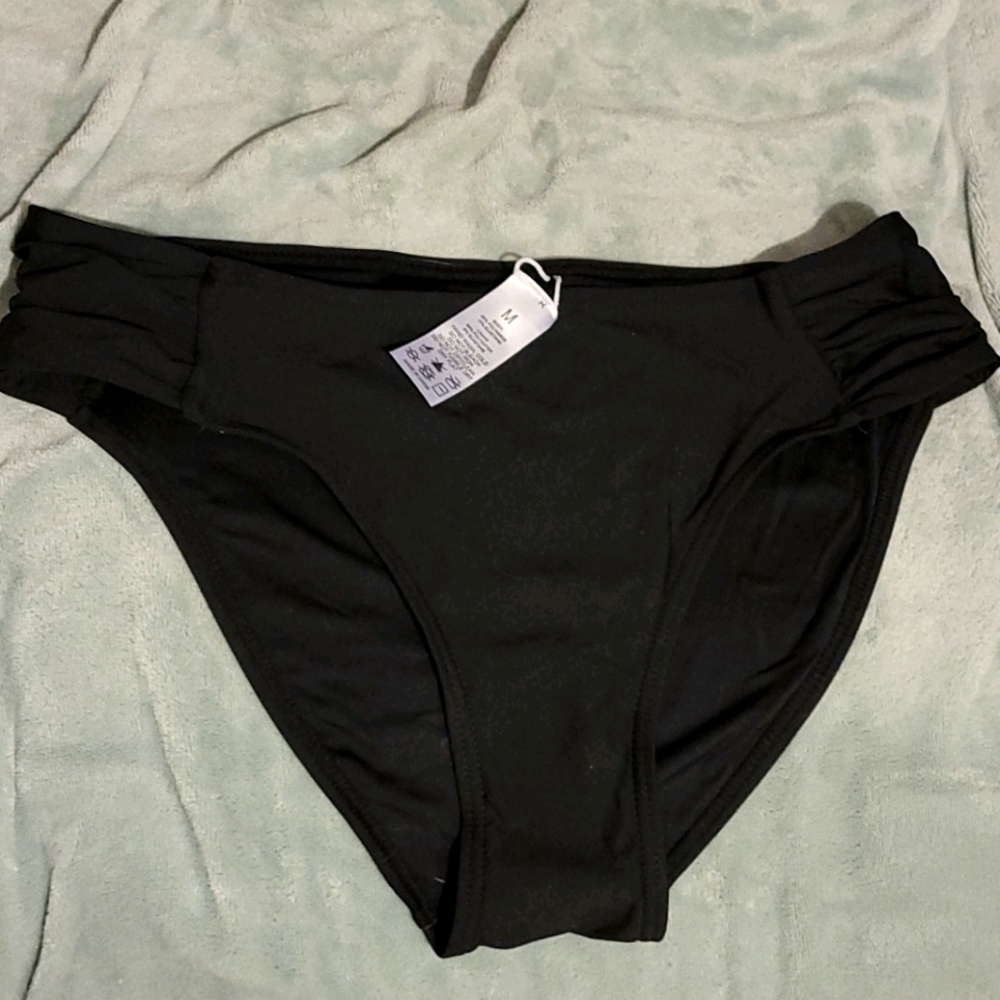 Black bikini bottom